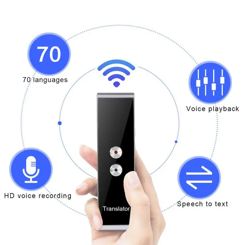 

Smart Voice Language Translator Smart Instant Real Time Voice 60+ Languages Travel Business Translator For Xiaomi IPhone Android