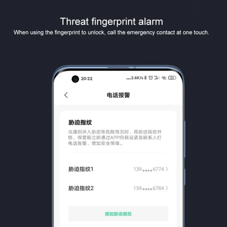 В наличии в Оригинальный двухслойный интеллектуальный сейф Mijia с 6 методами