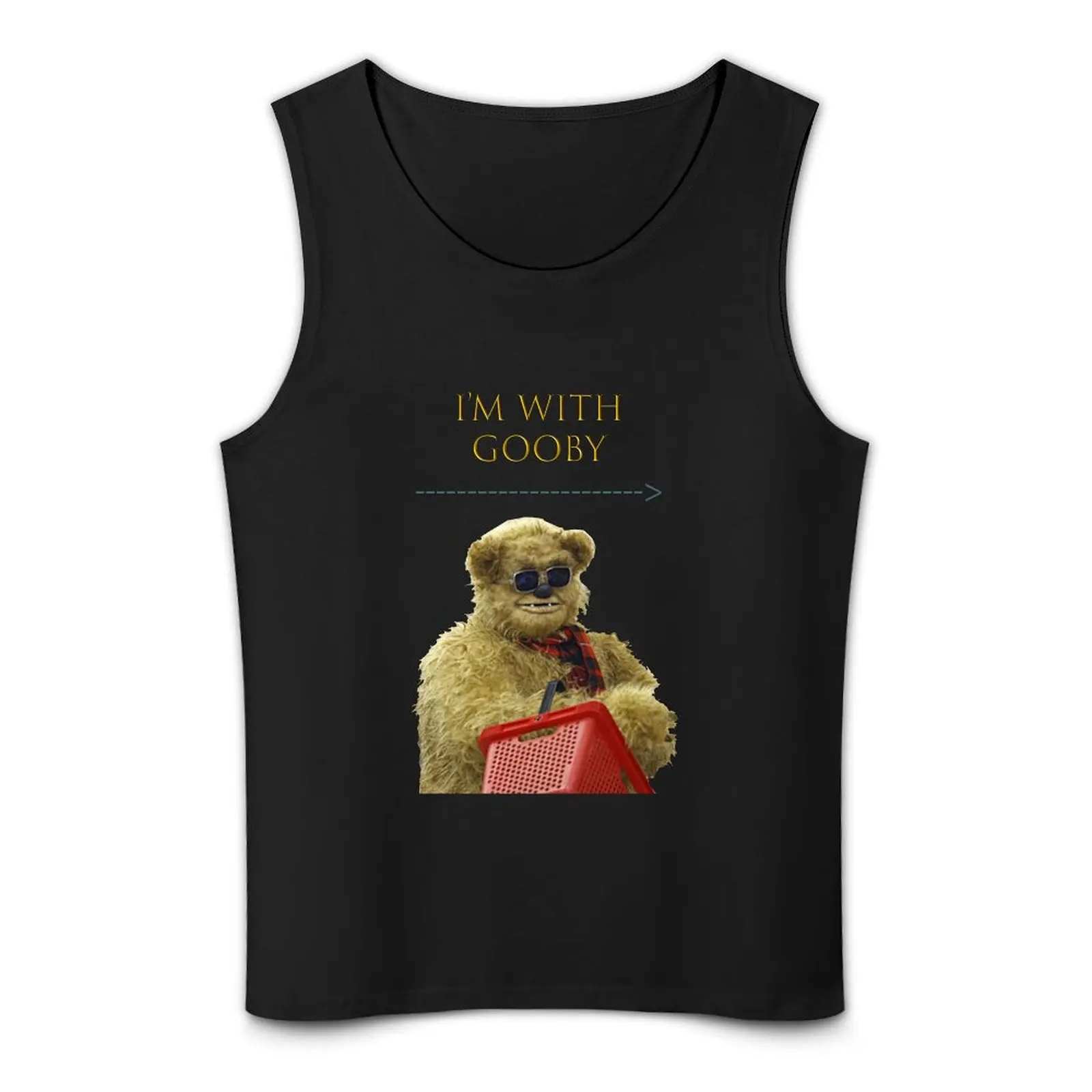 I'm With Gooby Tank Top мужская спортивная одежда Мужская футболка без рукавов для