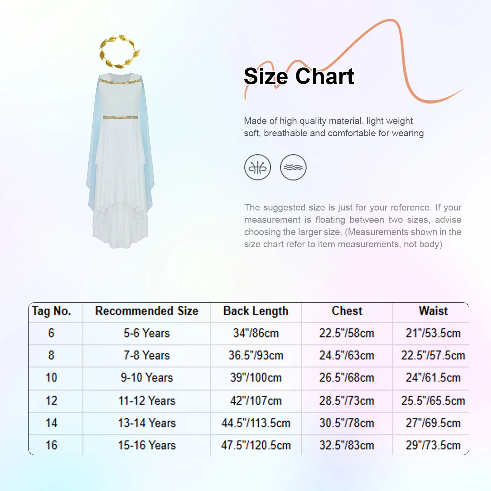 Платье древней принцессы на Хэллоуин для девочек костюмы греческой Тоги с