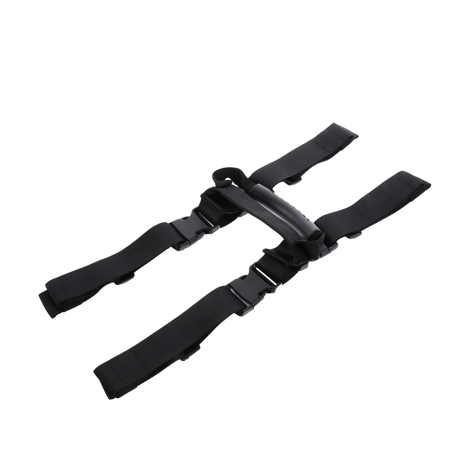 

Motorcycle Case Handle Straps Grab Handle Ropes Motorcycle Accessories (Black)