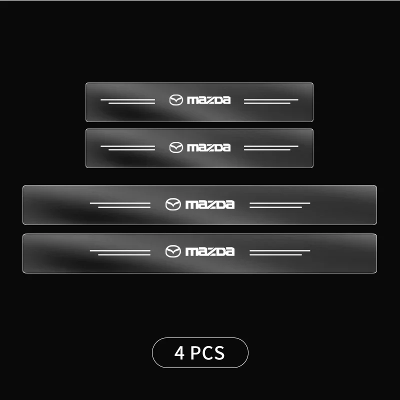 

4 шт., прозрачные наклейки для Mazda 3 Alexa CX30