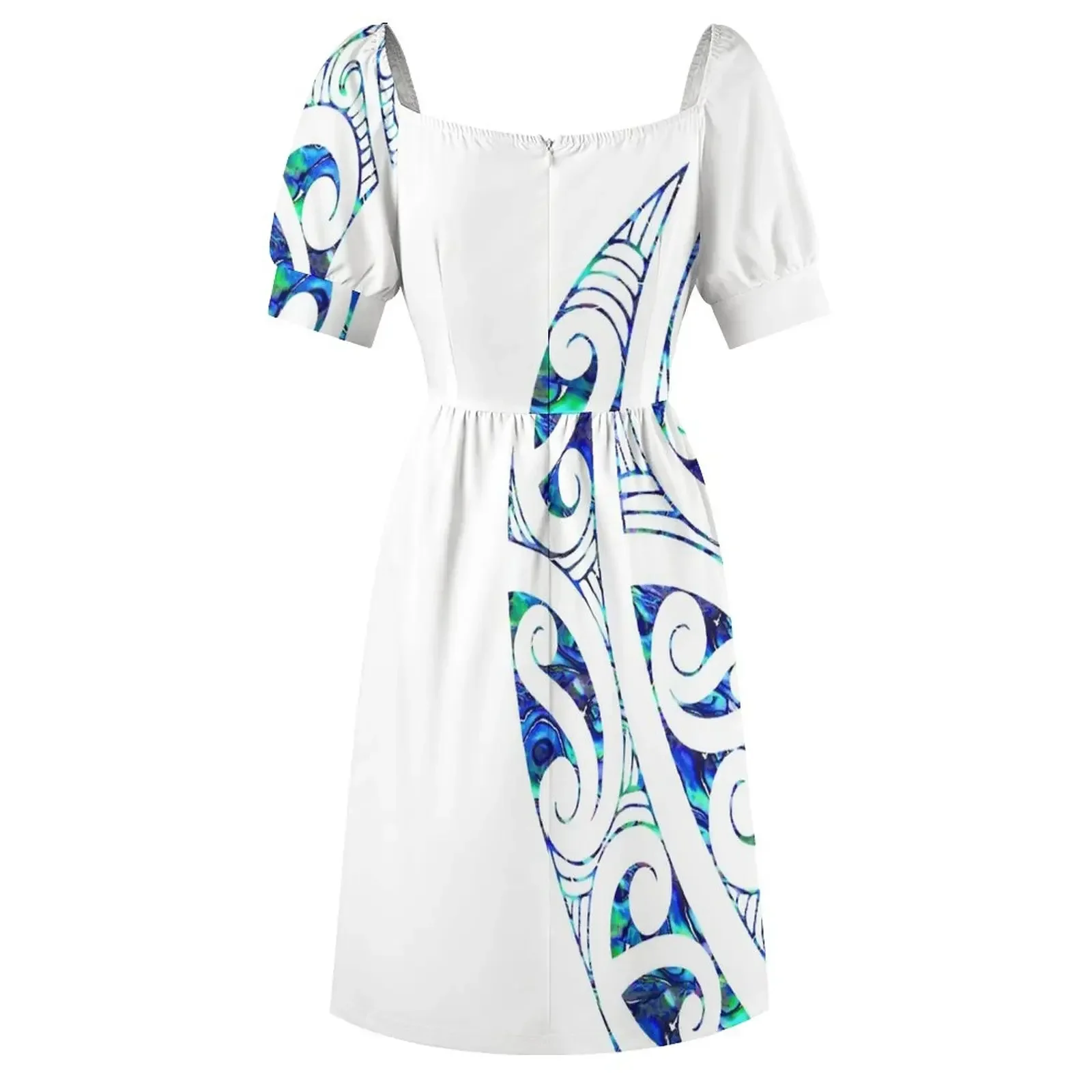 Зеландия Маори Пауа Морское ушко Кору Племенные Татуировки Искусство Носа Art