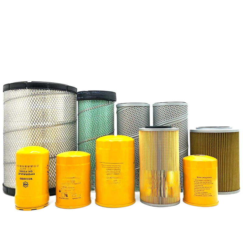 

Excavator Kato Hd820r Engine Oil Diesel Filter Element Oil Water Paper Diesel Air Grid Hydrauli