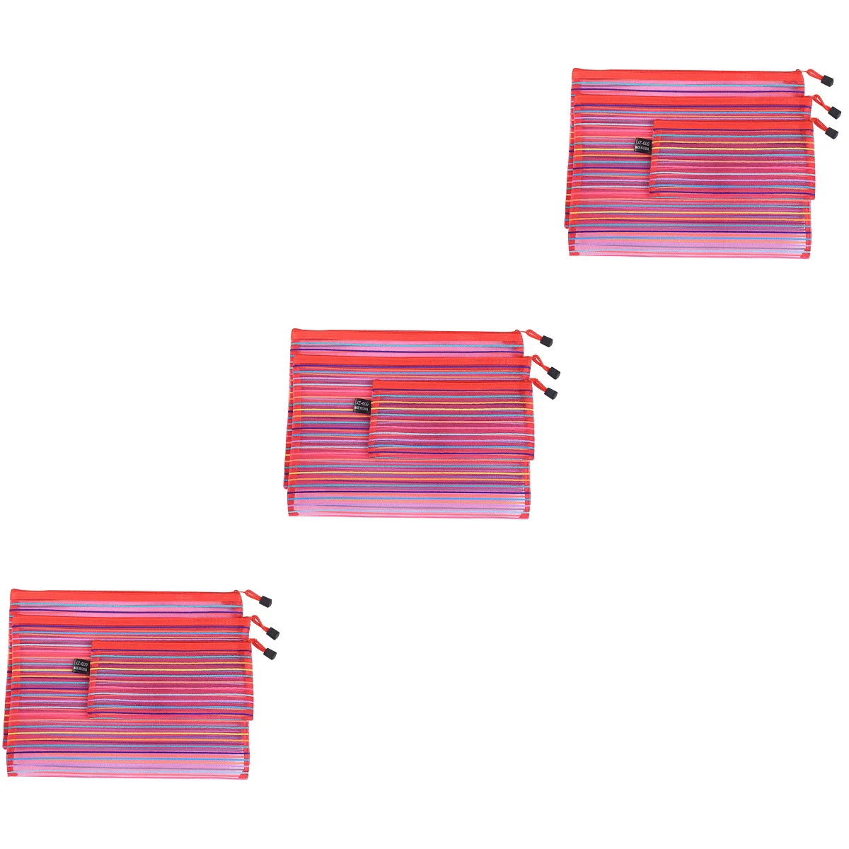

9 Pcs File Pockets Document Organizer File Bag Manager Portable File Bag Zipper File Holder File Bag Student
