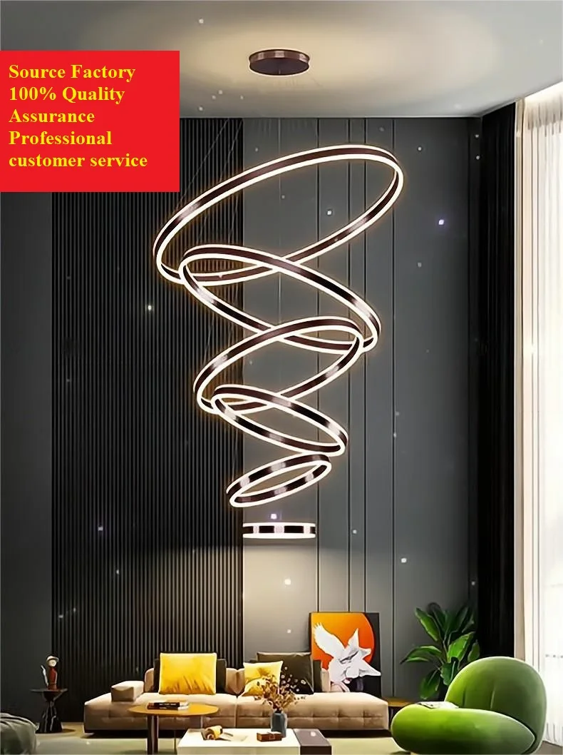 

Подвесная люстра HELLO XIAO YOU, 6 колец/7 колец