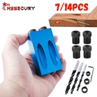 Набор направляющих для дрели, карманный кондуктор для сверления отверстий под углом 15 градусов, 6810 мм, для столярных работ