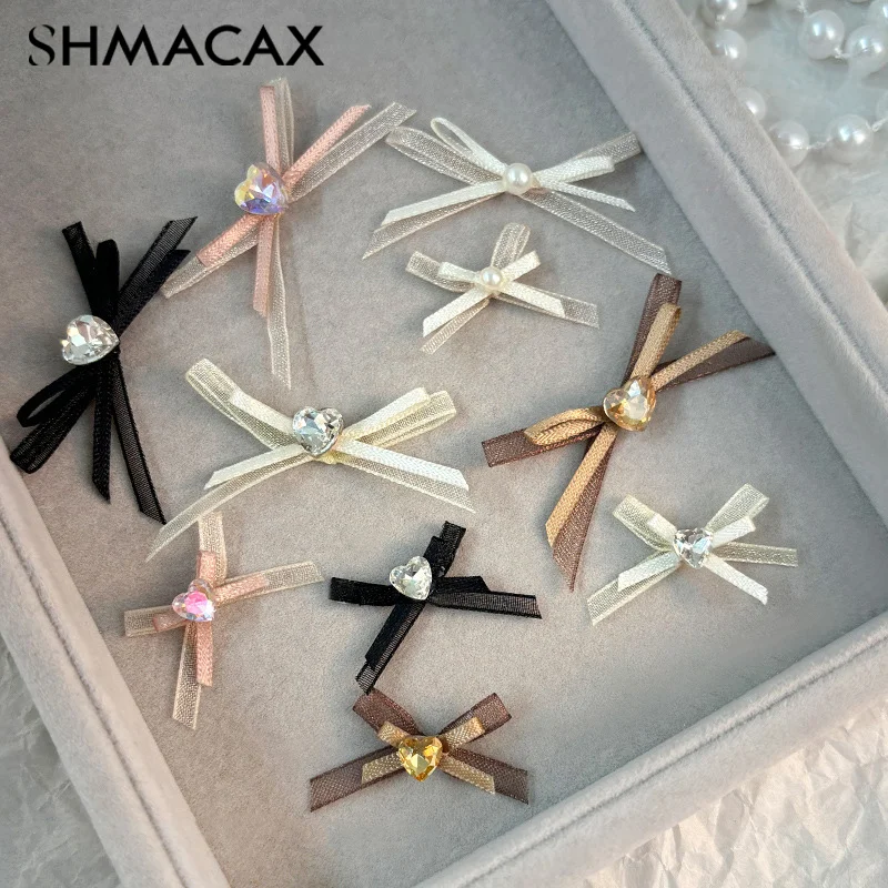 1 шт. Eugen пряжа лук двухслойная лента красочные украшения для ногтей с