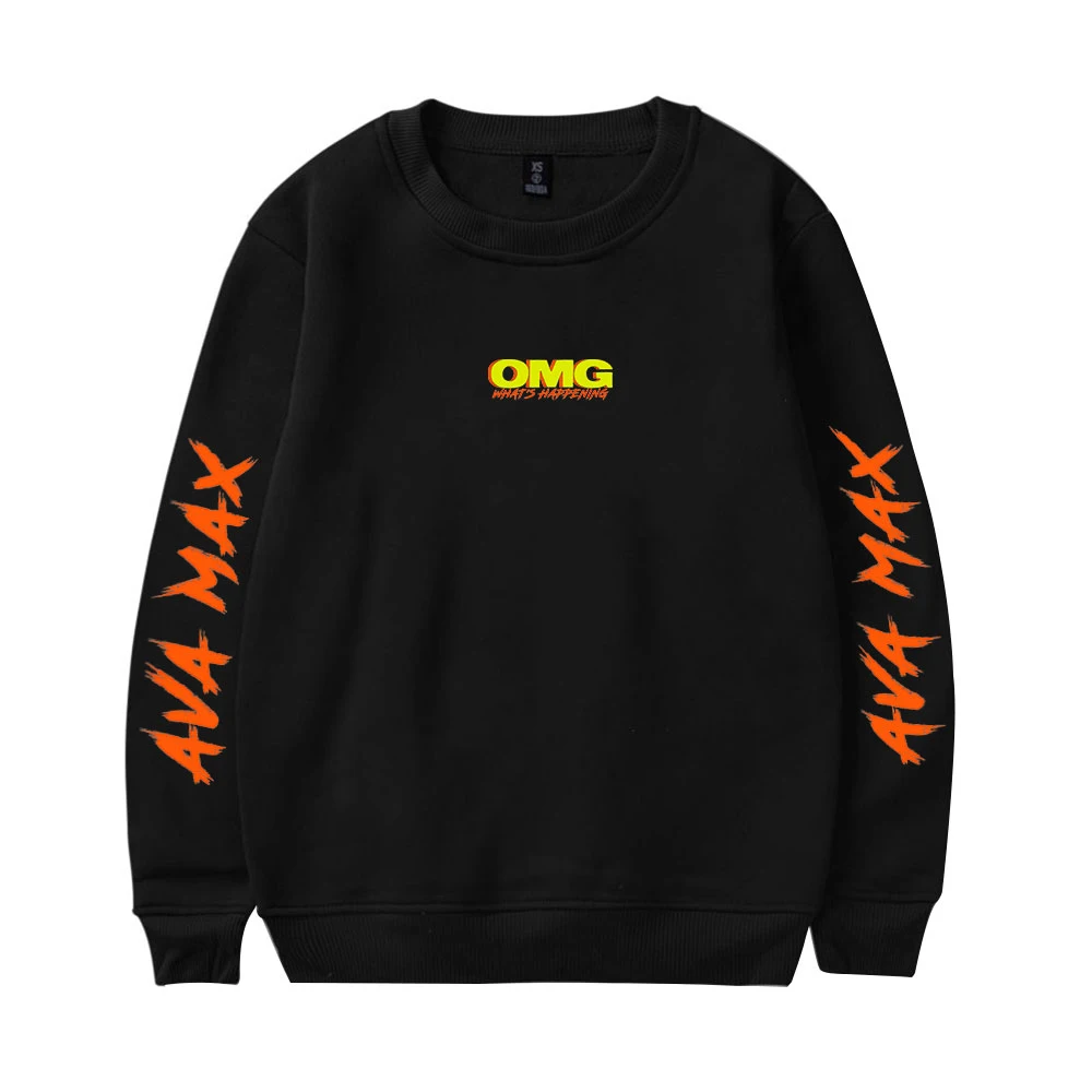 OMG Ava Max толстовка с капюшоном в стиле K-POP для мужчин и женщин весенняя одежда |