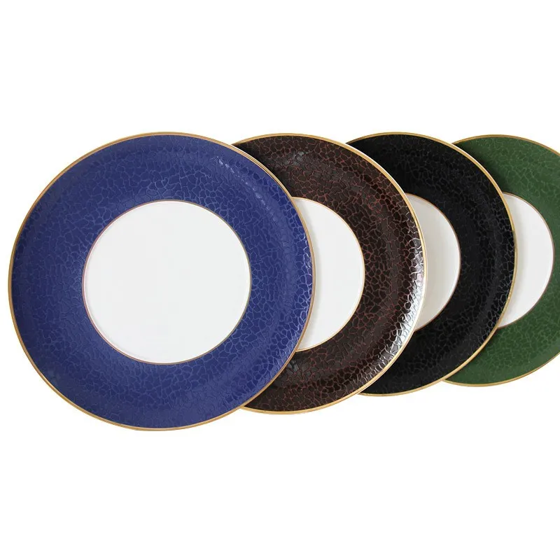 Nordic Luxury Plate Sets Creative Trays Decorative Food Ceramic Dishes Trinket Piatti Ceramica Home Tableware LXH