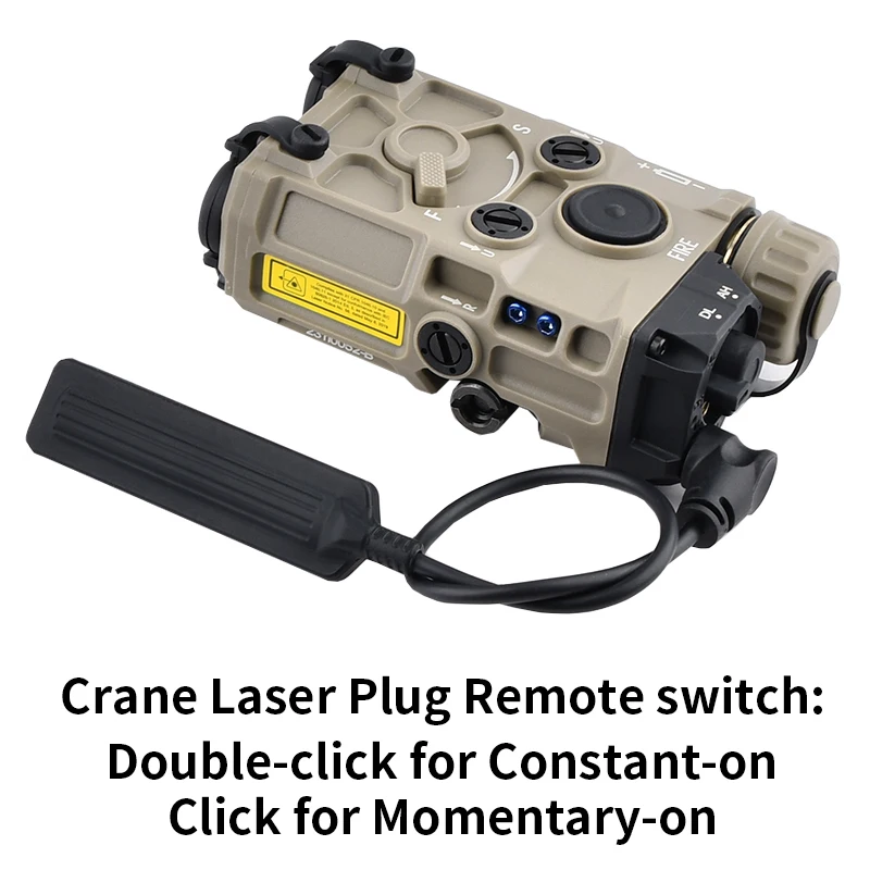 Тактическая нейлоновая лазерная указка WADSN Eotec OGL красная точка синяя зеленая