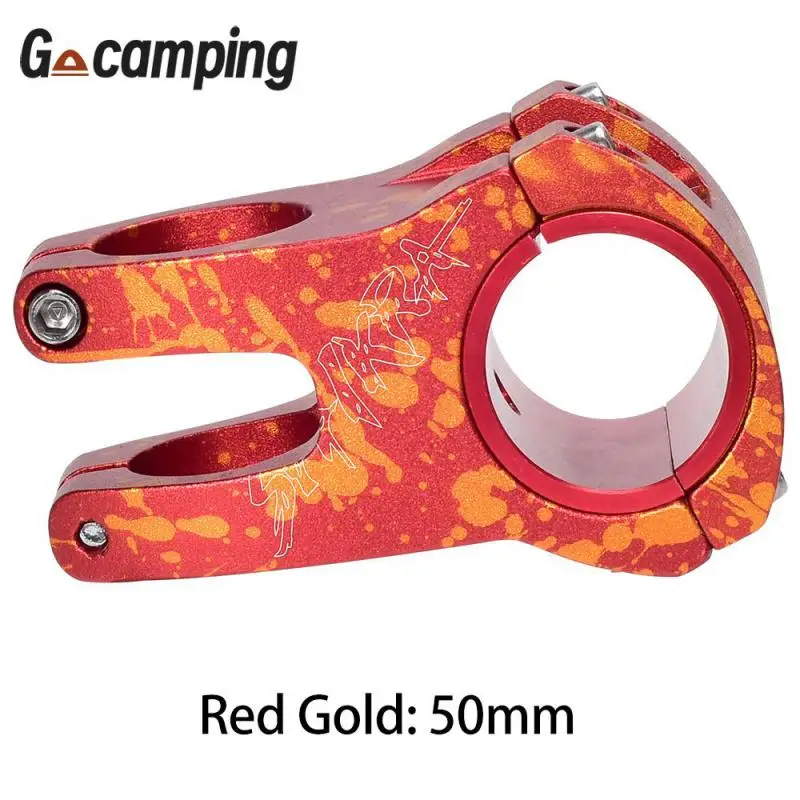 

Corrosion Resistance Stems Surface Frosted Wear-resistant Bicycle Stems Hollow-carved Design Aluminum Alloy Short Handlebar 35mm
