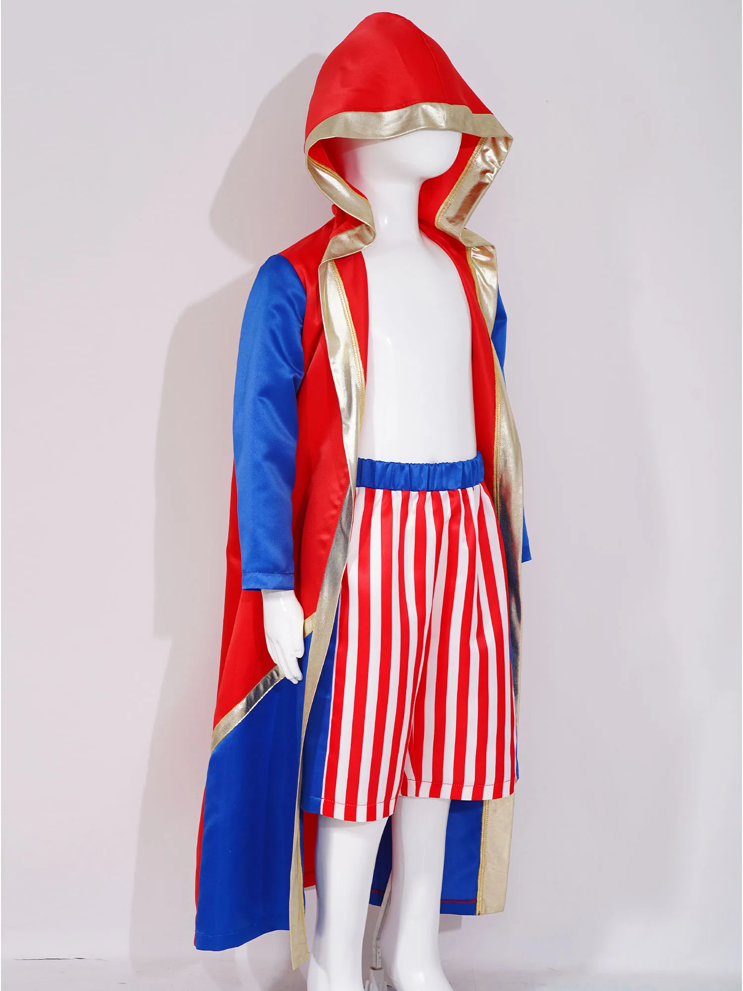 Детский костюм боксера на Хэллоуин для мальчиков косплея с длинным рукавом