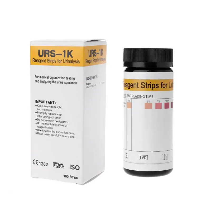 

100 Pcs Ketone Test Analysis Strip Weight Loss Analyze Testing Ketones in Urine on Low Carb Ketogenic Diet Accurate 367D
