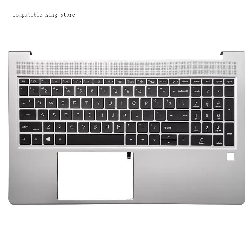 Фото Новая верхняя крышка (палмрест) с клавиатурой для ноутбуков HP Probook 450 G10 ZHAN 66 15 G6, запчасть для компьютера, аксессуар N43875-001 №4