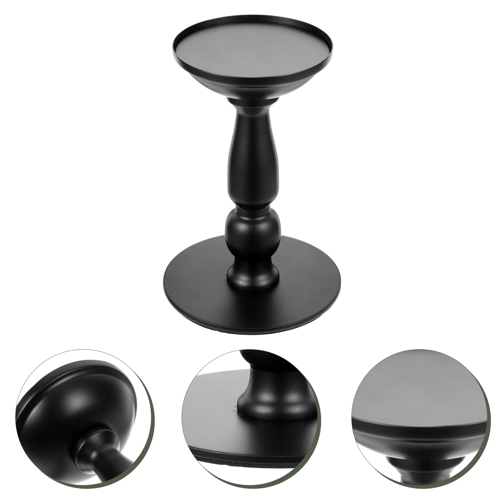 

Holder Holders Stand Candlestick Metal Iron Vintage Candlelight Pillar Candelabra Dinner Tea Light Desktop Table Wedding Taper