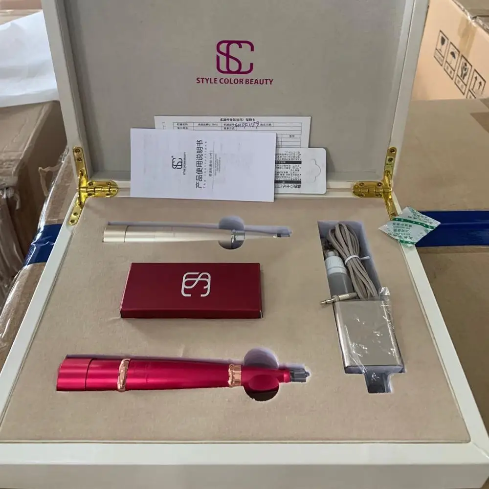 

Permanent Makeup Machine Tattoo Gun SC microblading eyebrow lip eyeliner cosmetic tattoo Machine