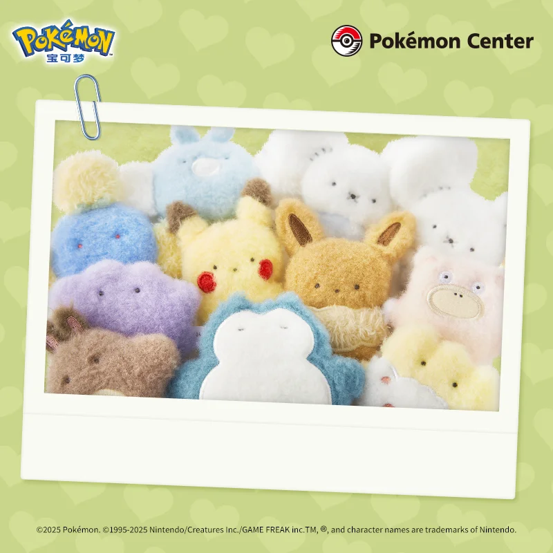 Оригинальная плюшевая игрушка-подвеска PokéMon Palm Furry Series Slowpoke Snorlax Tandemaus Garage Kit, модный аксессуар для сумки (art.: 3920d93ffe4ab) - 3920d93ffe4ab