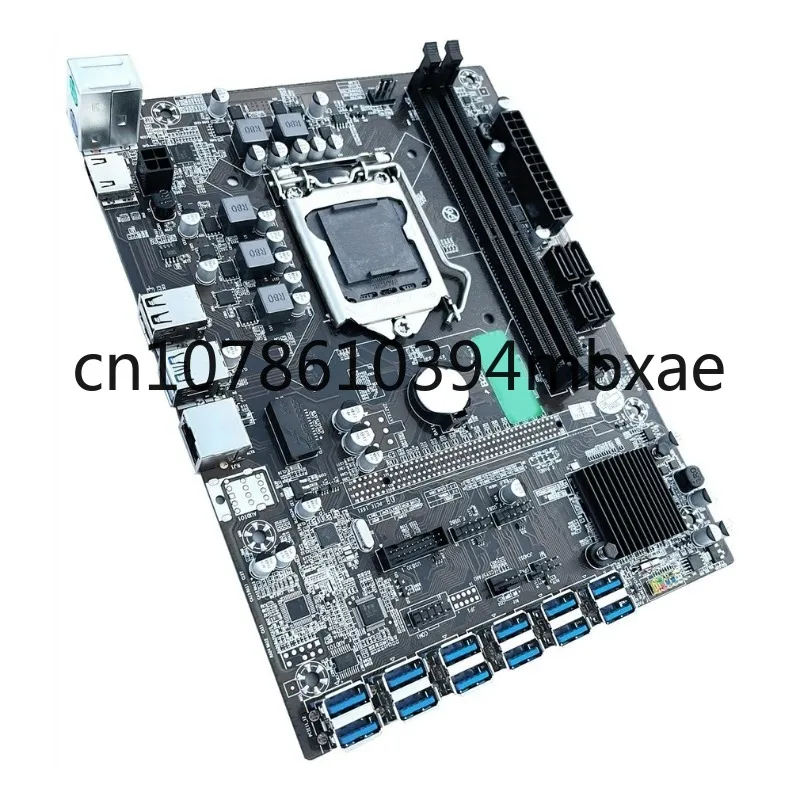 Материнская плата B250C материнская Expert 12 Gpu Usb3.0 к Pci-e 16x V1.0 12p 1x B250 Pch чипсет