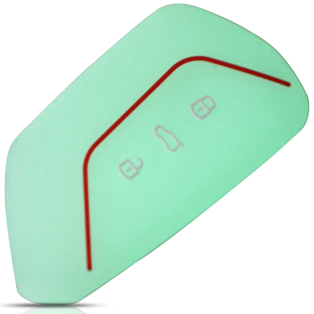 

Силиконовый чехол для автомобильного ключа jingyuqin, защитный чехол для дистанционного управления, умный держатель для ключей для VW Volkswagen Golf 8 Mk8 2020 Skoda