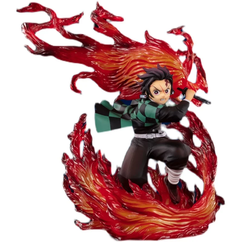 

BANDAI Kamado Tanjirou figuart zero FZ Demon Slayer Doll God of Fire Kagura Anime Toys Model Figure