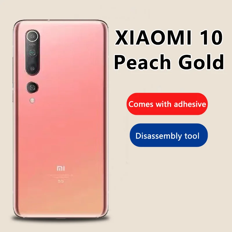 Задняя крышка для аккумулятора Xiaomi Mi 10 задняя корпуса панель запасные части Mi10
