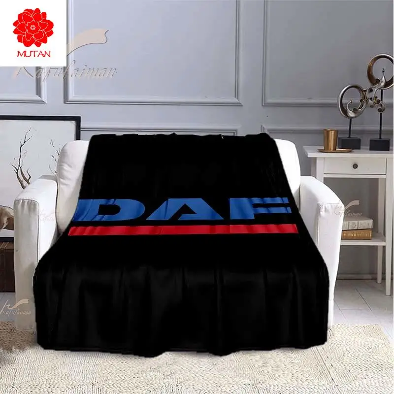 

DAF Throw Blanket Truck Super Soft For Auto parts Modern Cartoon Blanket Bedspread Throw Travel Dropship