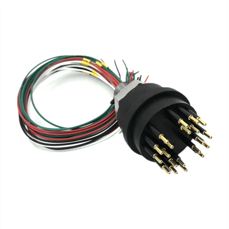 Разделенный 20-контактный Водонепроницаемый морской кабель высокого давления