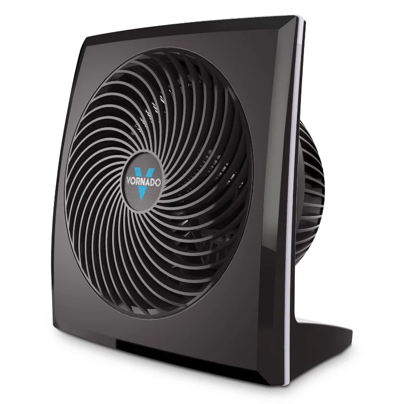 Medium Whole Room Air Circulator Panel Fan, Black
