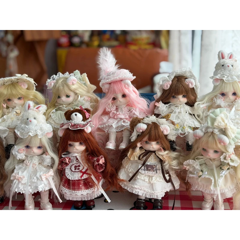 Фото Коллекционная серия Mimia Journal Dreamy Princess House: Загадочная коробка-сюрприз Mjd, игрушки-фигурки Kawaii, подарок, аниме-фигурки, куклы с подвижными суставами №1