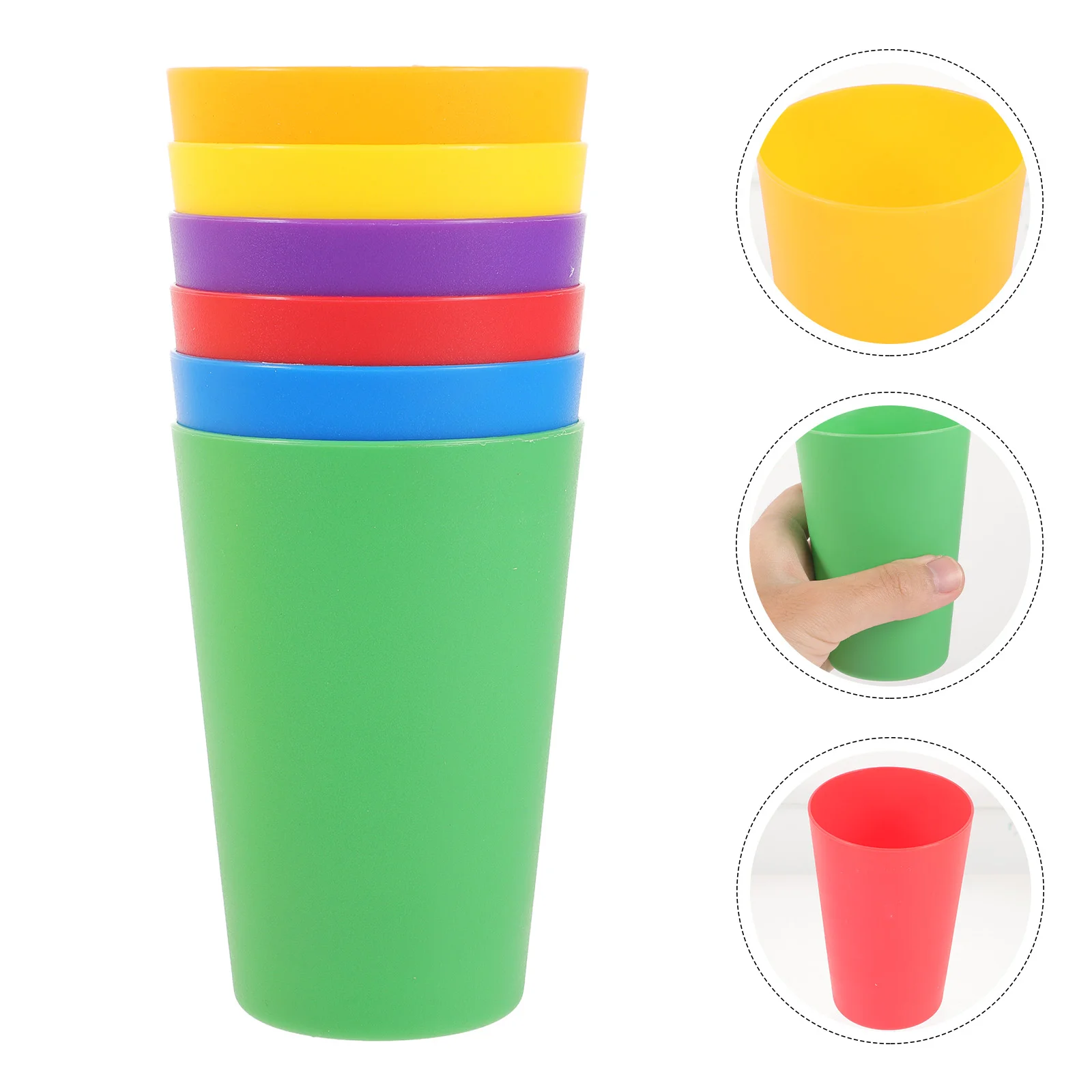 

12 Pcs Glass Kids Toys Cup Drinking Tooth-brushing Plastic Water Mug Camping Teeth Pp Child