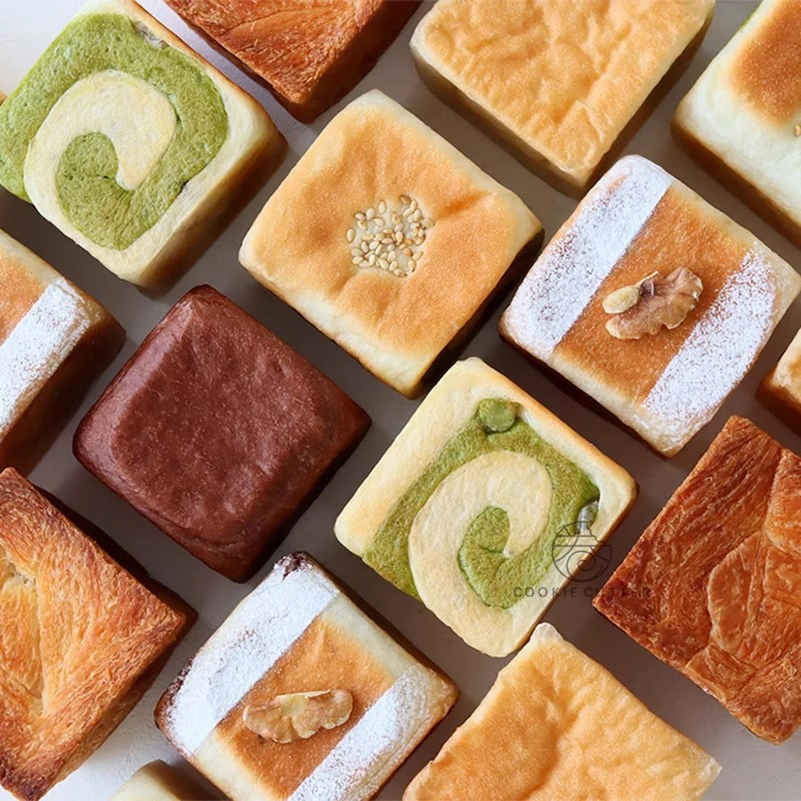 6-полая мини-тост квадратной формы из углеродистой стали форма для торта