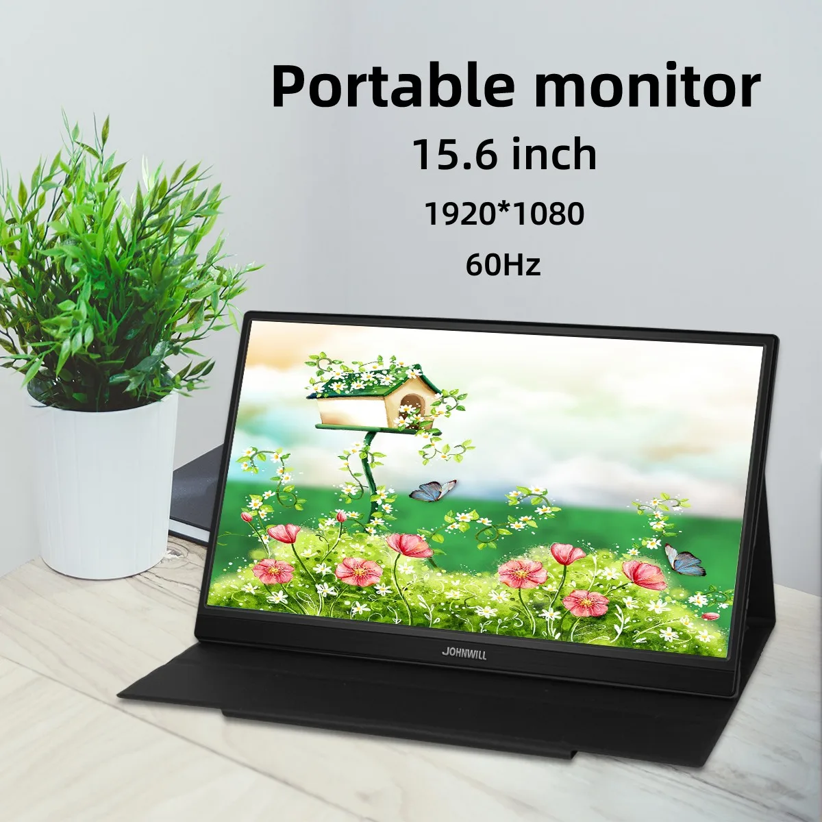 15,6-дюймовый портативный монитор с IPS-панелью, 1920X1080, игровой экран высокого разрешения для геймеров, экран для Mac, ноутбука, ПК, Xbox, PS
