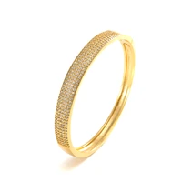 2022 trend fashion korea simple micro inlaid diamond word lady bracelets for women temperament exquisite luxury bangle jewelry