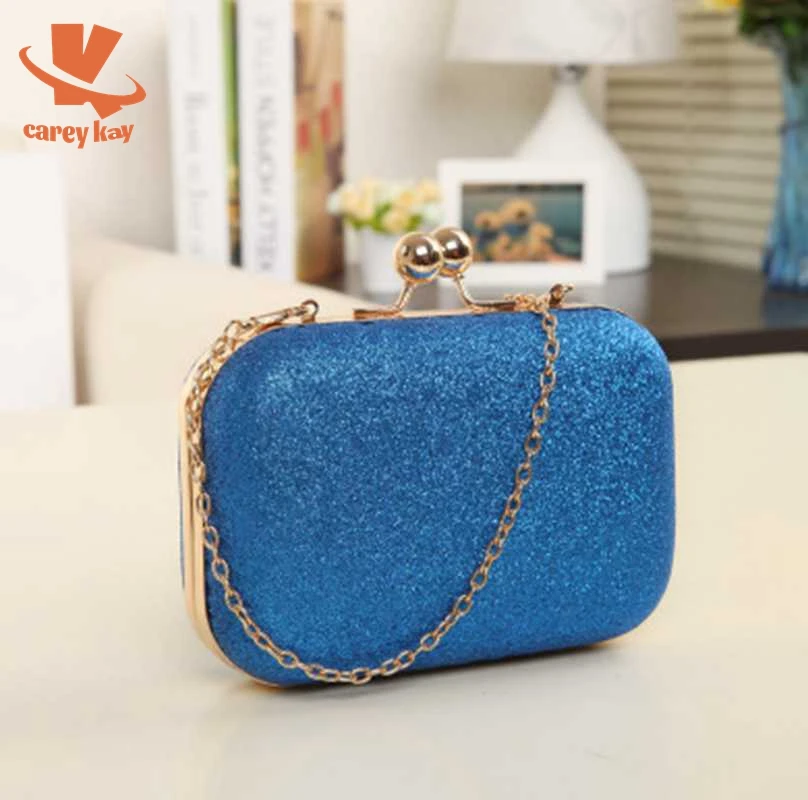 

CAREY KAY Women's Bling Evening Party Handbag Wedding Clutch Satchel Minaudiere Shoulder Bags Purse Gold Chain Messenger Bags