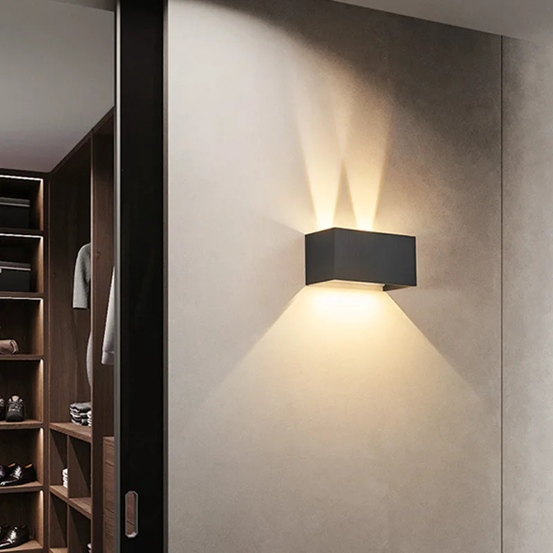 

Outdoor Wall Light with Detector 24w Outdoor Wall Lamp Home Wall Decor Modern Style Outdoor Lighting Balcony