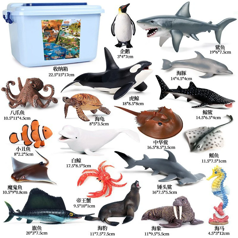 

Marine Life Set + Free Storage Box
