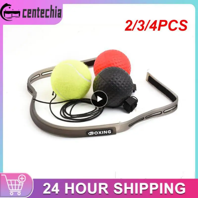 

2/3/4PCS Boxing Reflex Ball Set 3 Difficulty Level Boxing Balls With Adjustable Headband For Punching Speed Reaction Agility