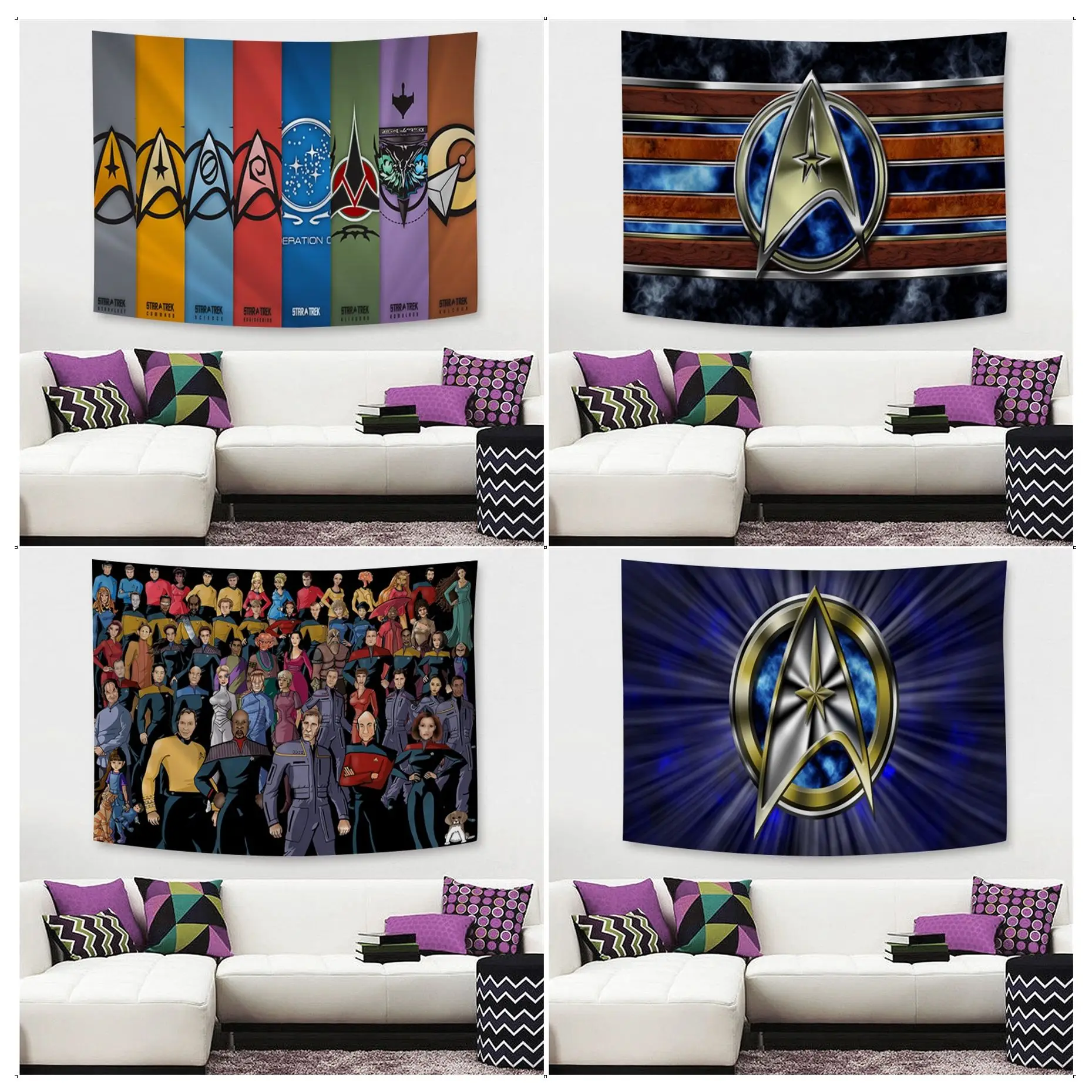 

Star Trek Hanging Bohemian Tapestry Home Decoration Hippie Bohemian Decoration Divination Wall Hanging Sheets