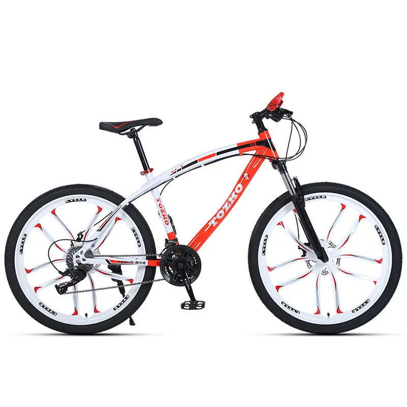 

Горный велосипед с рамой из углеродистой стали, колеса 24 26 дюймов, алюминиевые фонарики, велосипеды с переменной скоростью, мужские велосипеды с двойным дисковым тормозом