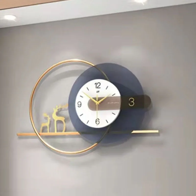 

Luxury Wall Clock Modern Digital Big Size Metal Kitchen Wall Clock Living Room Creative Fashion Horloge Murale Home Decor