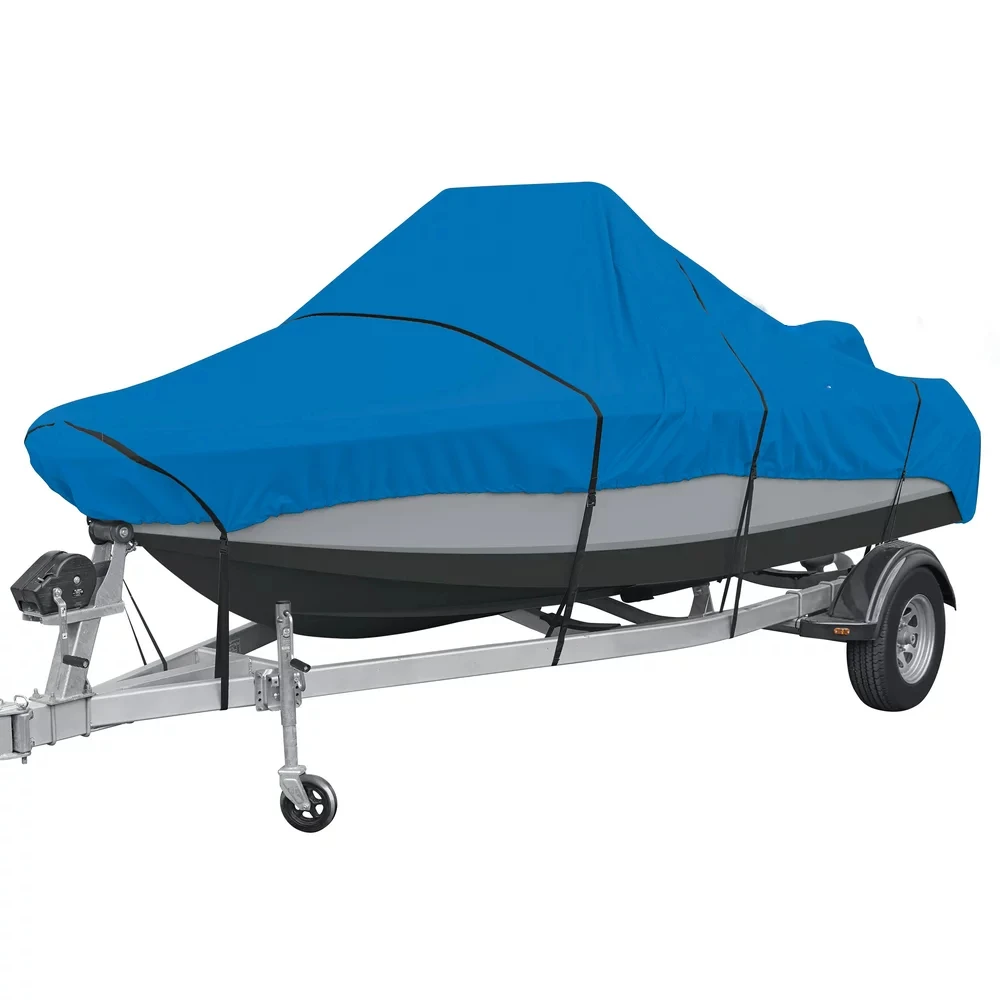 

Center Console Boat Cover, Fits 17'-19'L, Beam W to 102", Model D