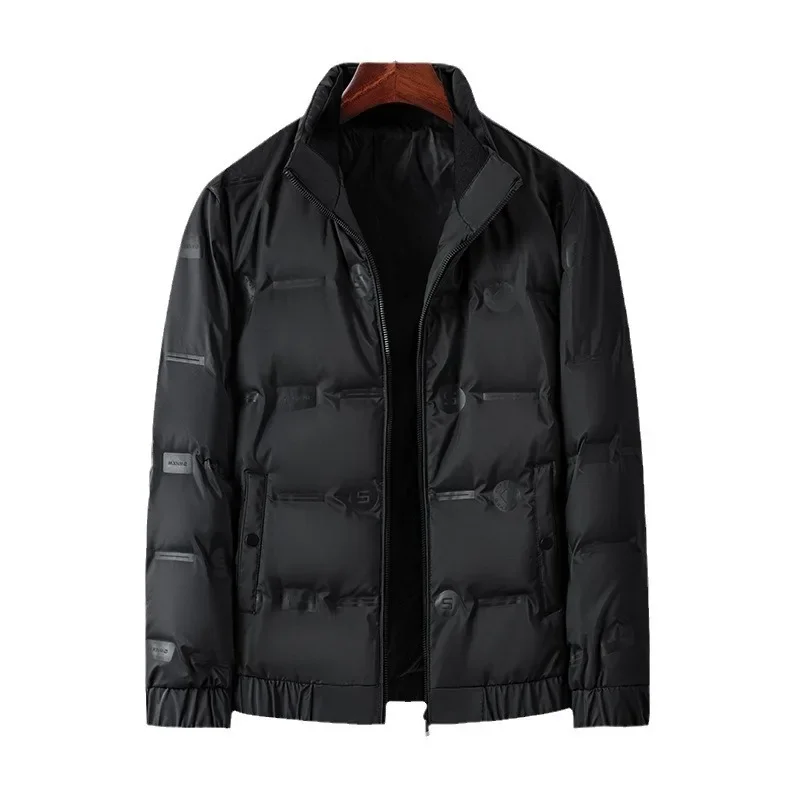 2024 новая мужская зимняя пуховая одежда с воротником-стойкой свободная и легкая