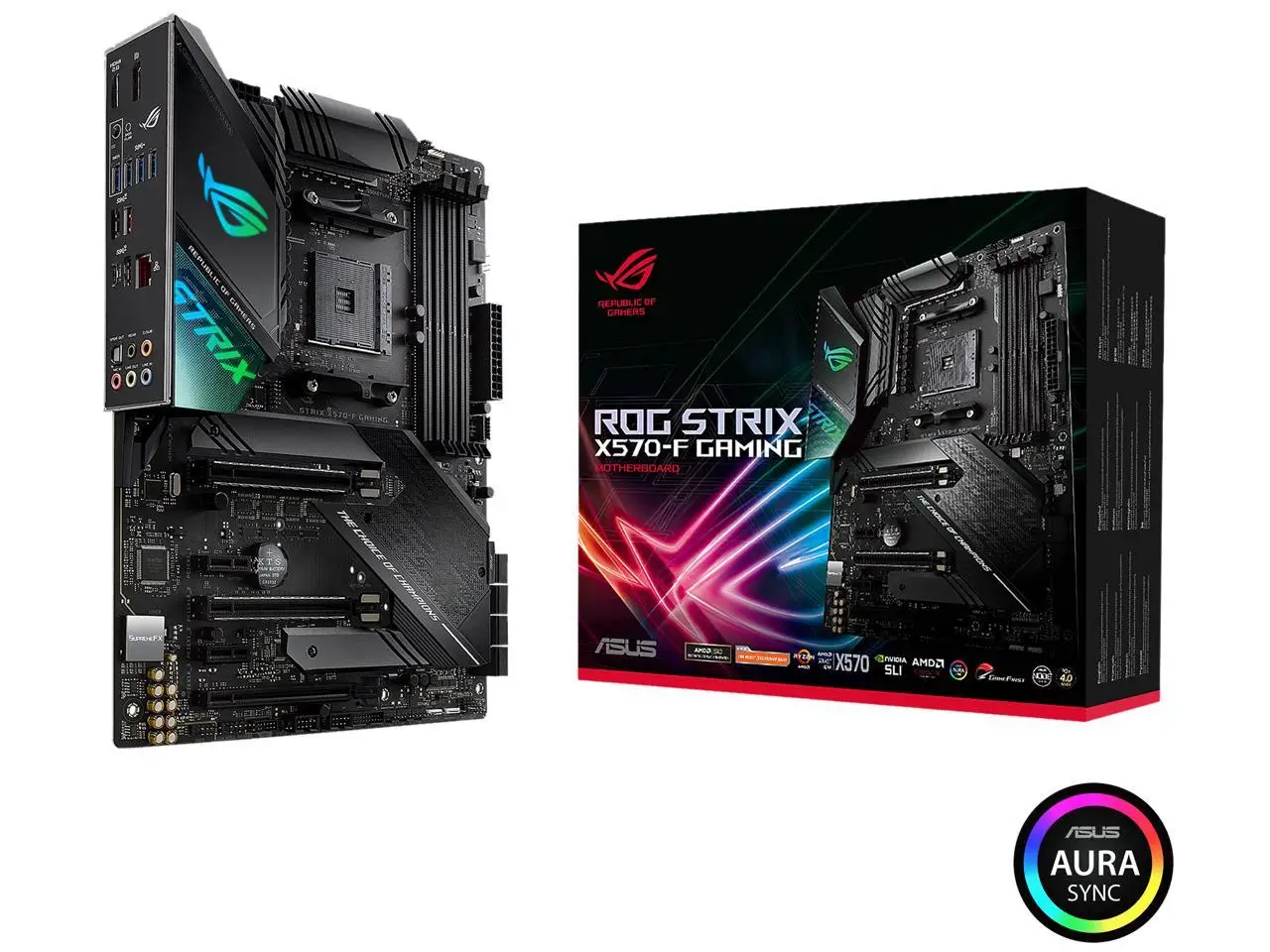 

ASUS ROG STRIX X570-F GAMING adopts AMD X570 chipset Socket AM4 PCI-E 4.0 M.2 multi-graphics technology Shenguang Sync ATX