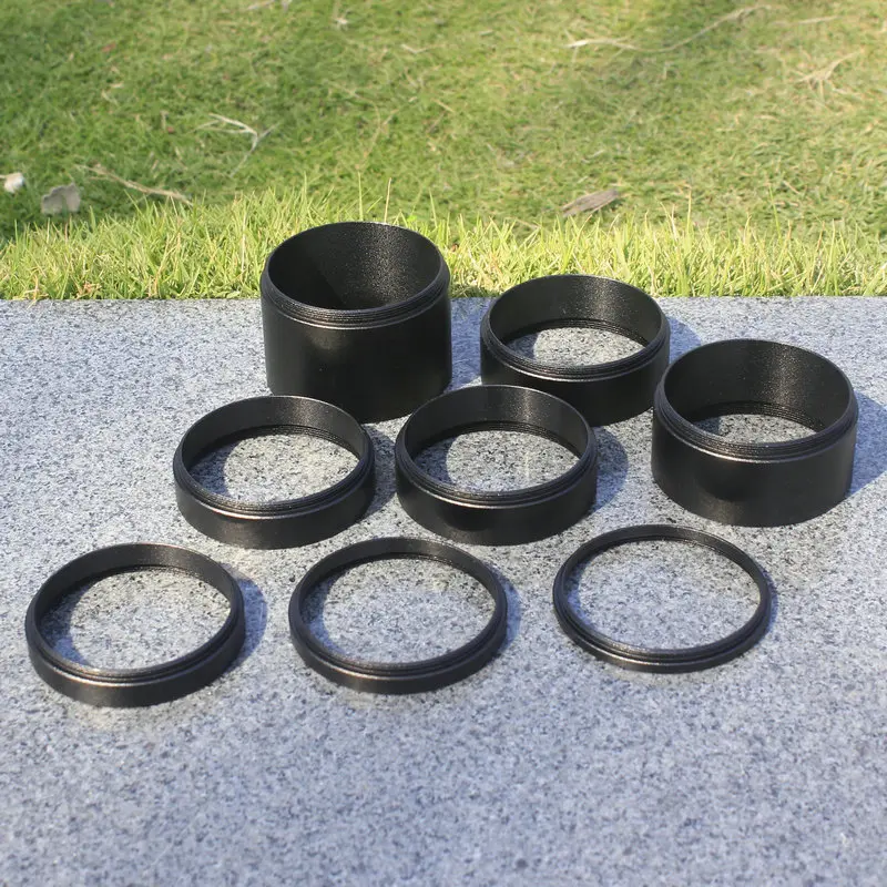 

M48X0.75 Focal Length Extension Tube Kit 3/5/7/10/12/15/20/30mm for Astronomical Telescope Photography,Telescope Accessories
