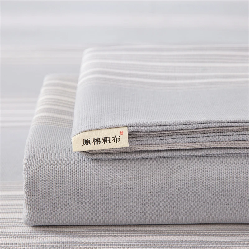 Простая утолщенная простыня из старой грубой ткани цельная Four Seasons чистый E