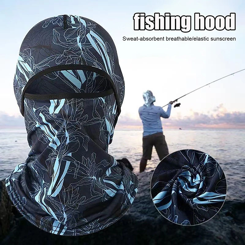 Летняя крутая Балаклава из ледяного шелка велосипедная полнолицевая кепка