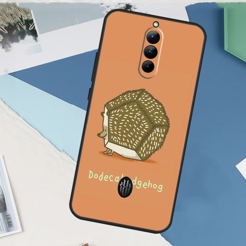 Милый мультяшный чехол с изображением ежа для Red Magic 9 8 10 Pro Plus 6 6S 7S 7 5G 6R RedMagic 9S 8S 10S