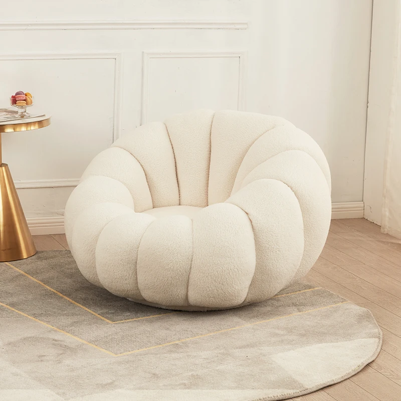

White Puff Sofa Bedrooms Comfortable Reclining Lazy Designer Relaxing Sofa Elegant Modern Divano Letto Living Room Furniture