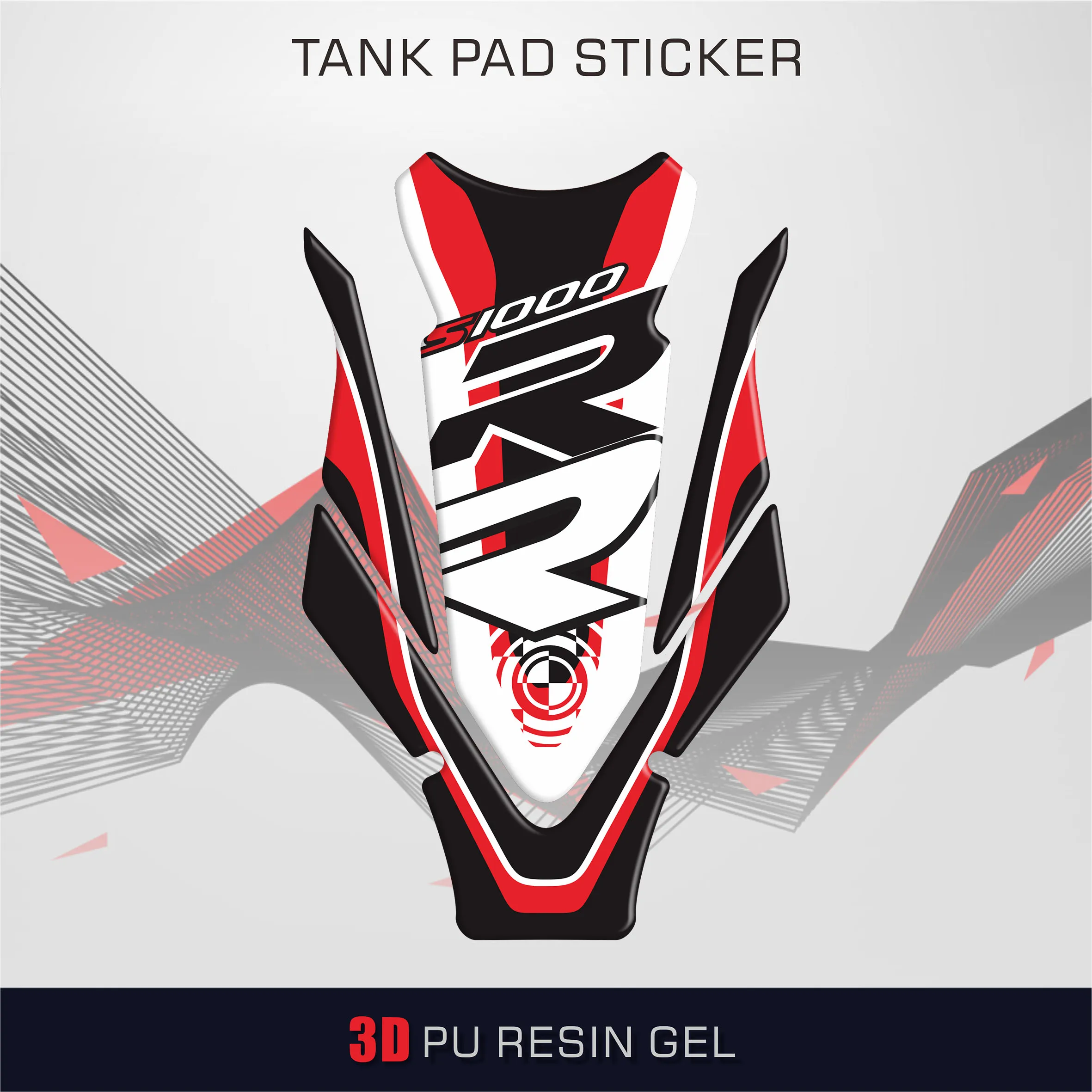 

Carbon Fiber Fuel Tank Cap Pad Sticker For BMW S1000RR HP4 2023 Motorcycle 3D Oil Gas Cover Decal
